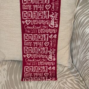 Coach 1941 Burgundy ( Or Maroon ) with White Accents NWOT